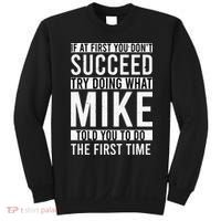 Mike Gifts Name Personalized Birthday Presents Funny Mike Sweatshirt thumb 0