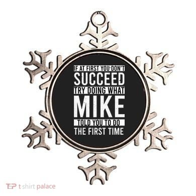 Mike Gifts Name Personalized Birthday Presents Funny Mike Ornament