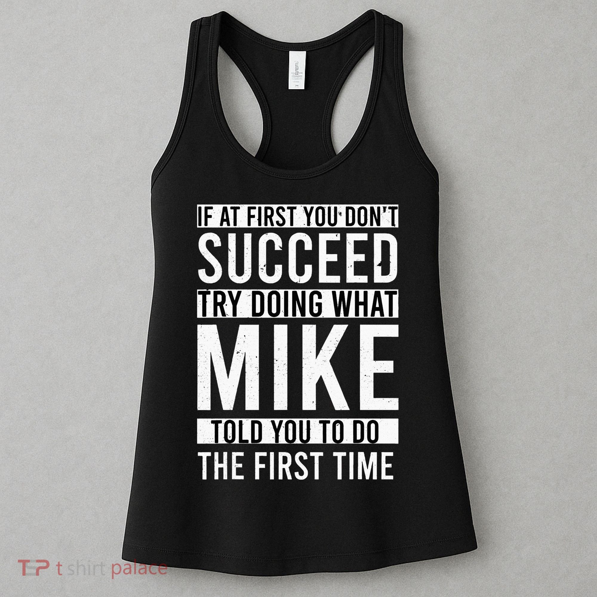 Mike Gifts Name Personalized Birthday Presents Funny Mike Women's Tank Top