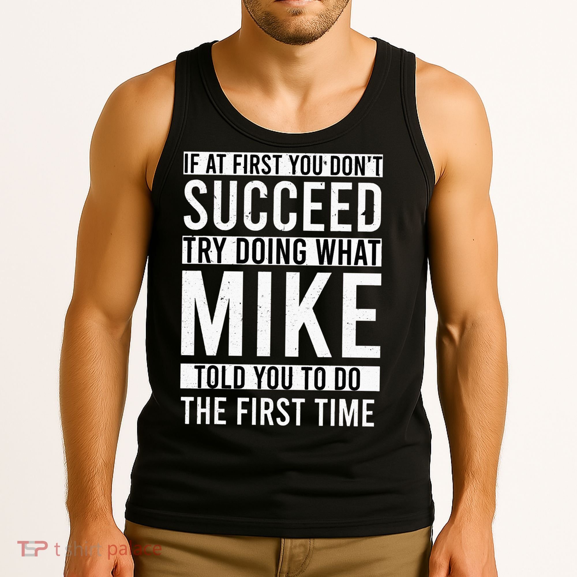 Mike Gifts Name Personalized Birthday Presents Funny Mike Tank Top