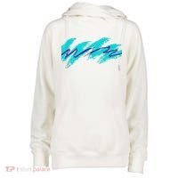 Millennials Geometric Nostalgia 90s Womens Funnel Neck Pullover Hood thumb 0