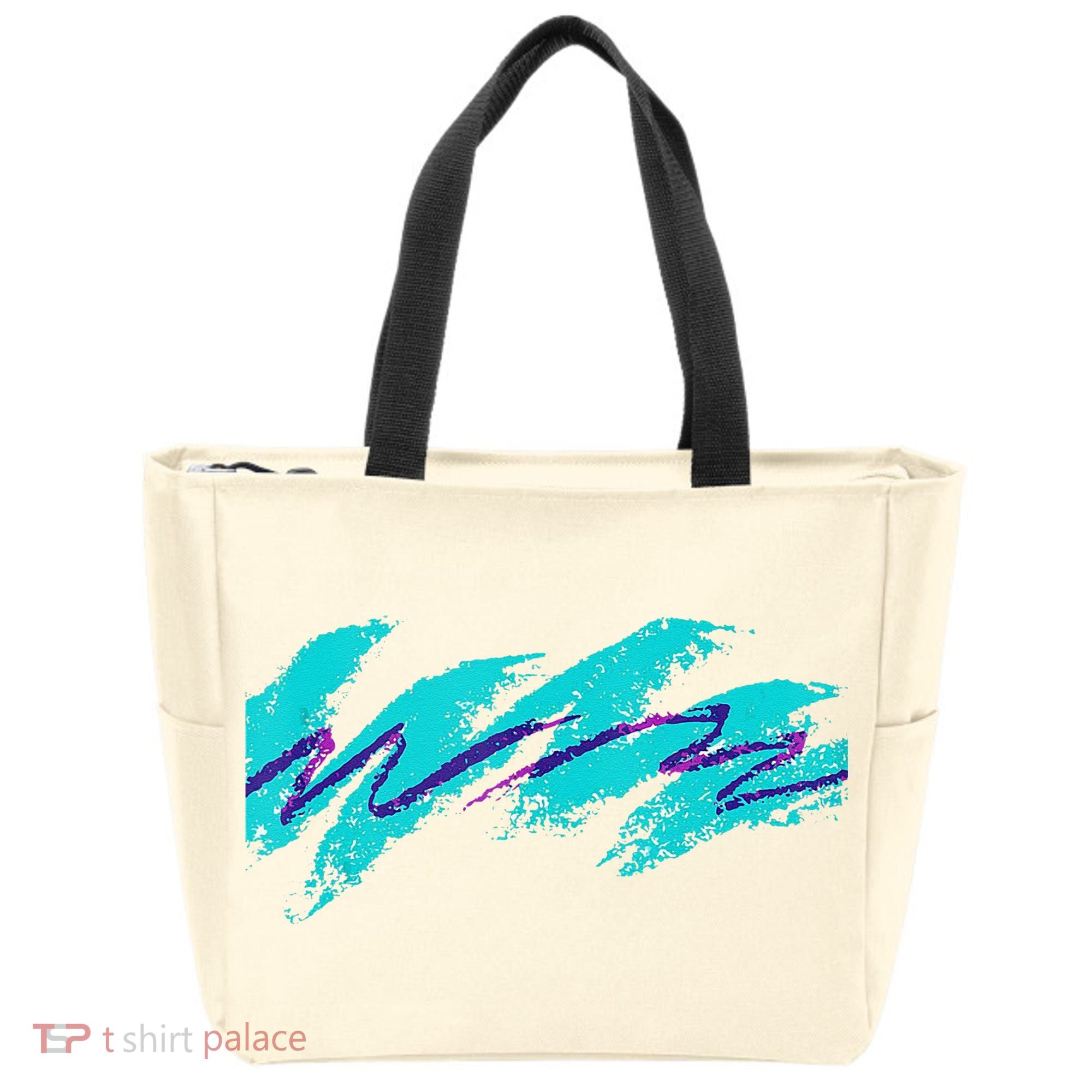 Millennials Geometric Nostalgia 90s Tote Bag