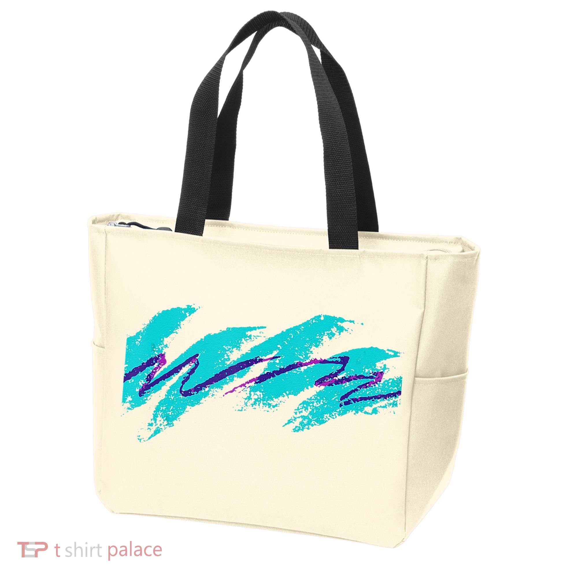 Millennials Geometric Nostalgia 90s Tote Bag