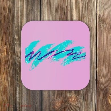 Millennials Geometric Nostalgia 90s Coaster