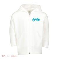Millennials Geometric Nostalgia 90s Toddler Zip Fleece Hoodie thumb 0