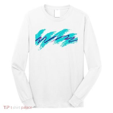 Millennials Geometric Nostalgia 90s Long Sleeve Shirt