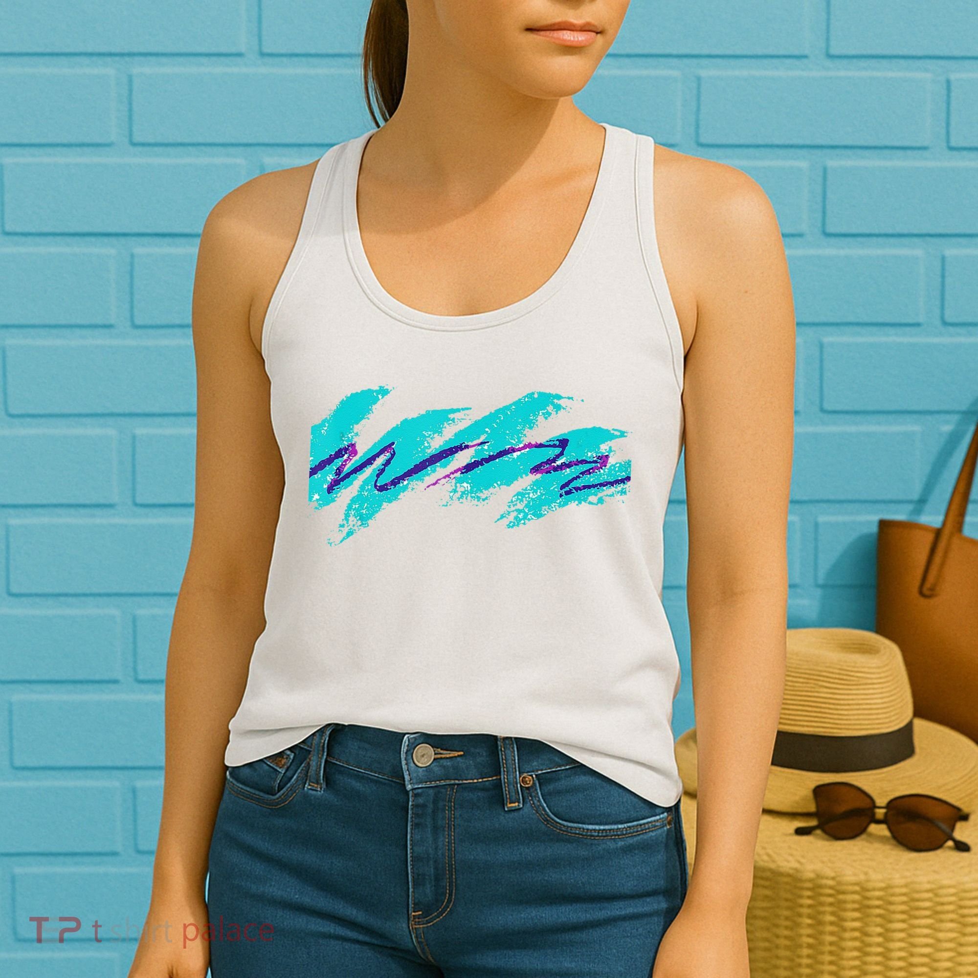 Millennials Geometric Nostalgia 90s Women's Tank Top