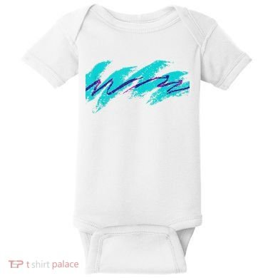 Millennials Geometric Nostalgia 90s Baby Bodysuit