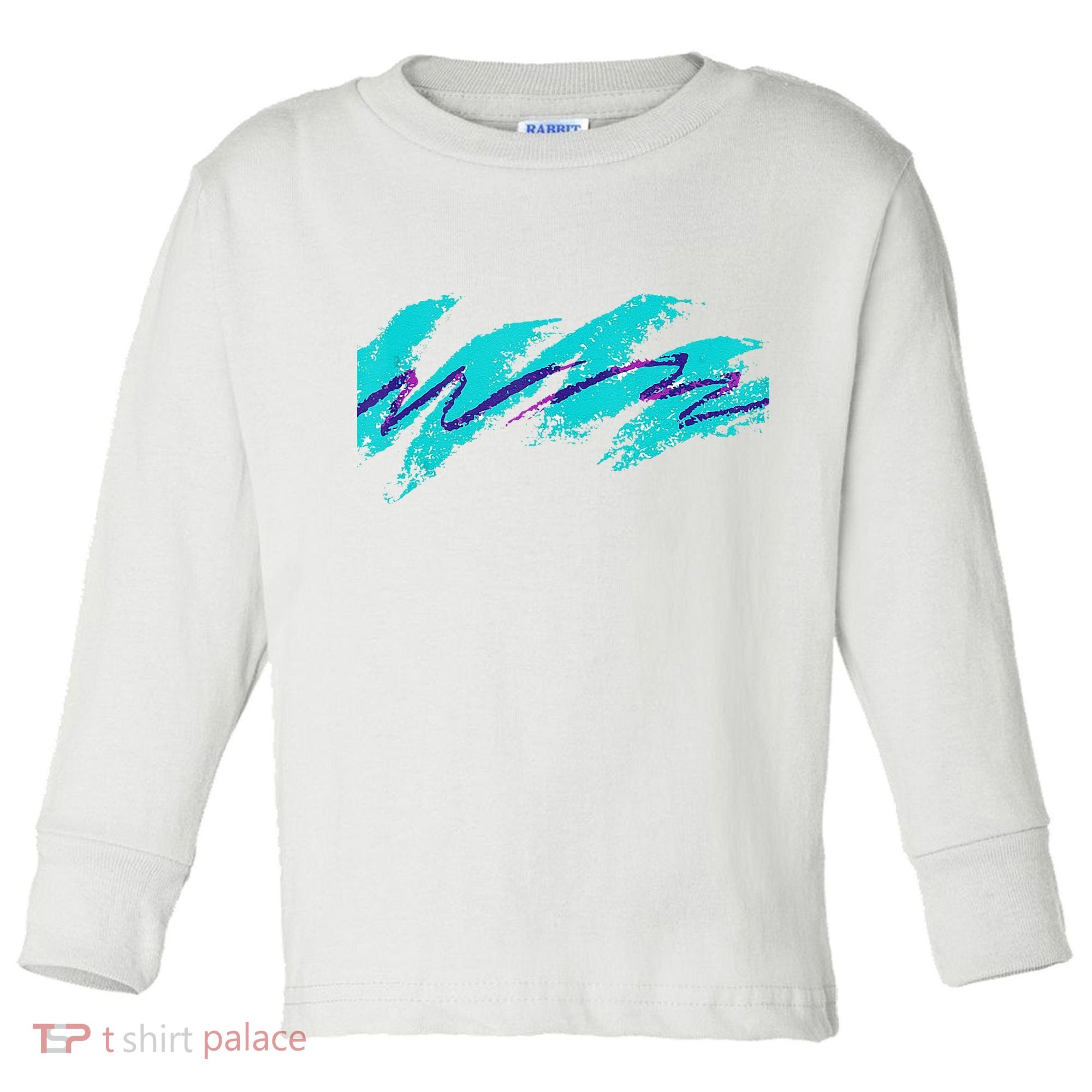 Millennials Geometric Nostalgia 90s Toddler Long Sleeve Shirt