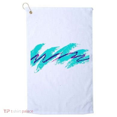Millennials Geometric Nostalgia 90s Golf Towel