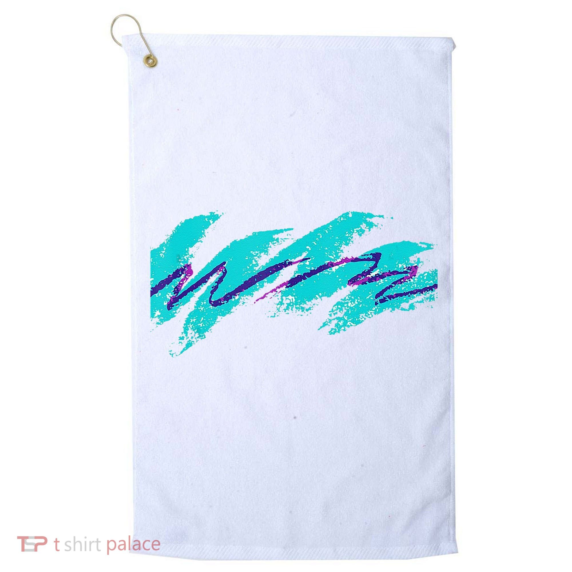 Millennials Geometric Nostalgia 90s Golf Towel