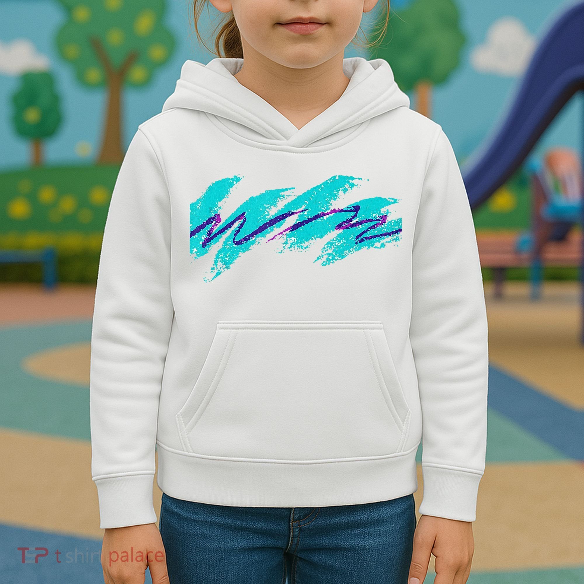 Millennials Geometric Nostalgia 90s Kids Hoodie