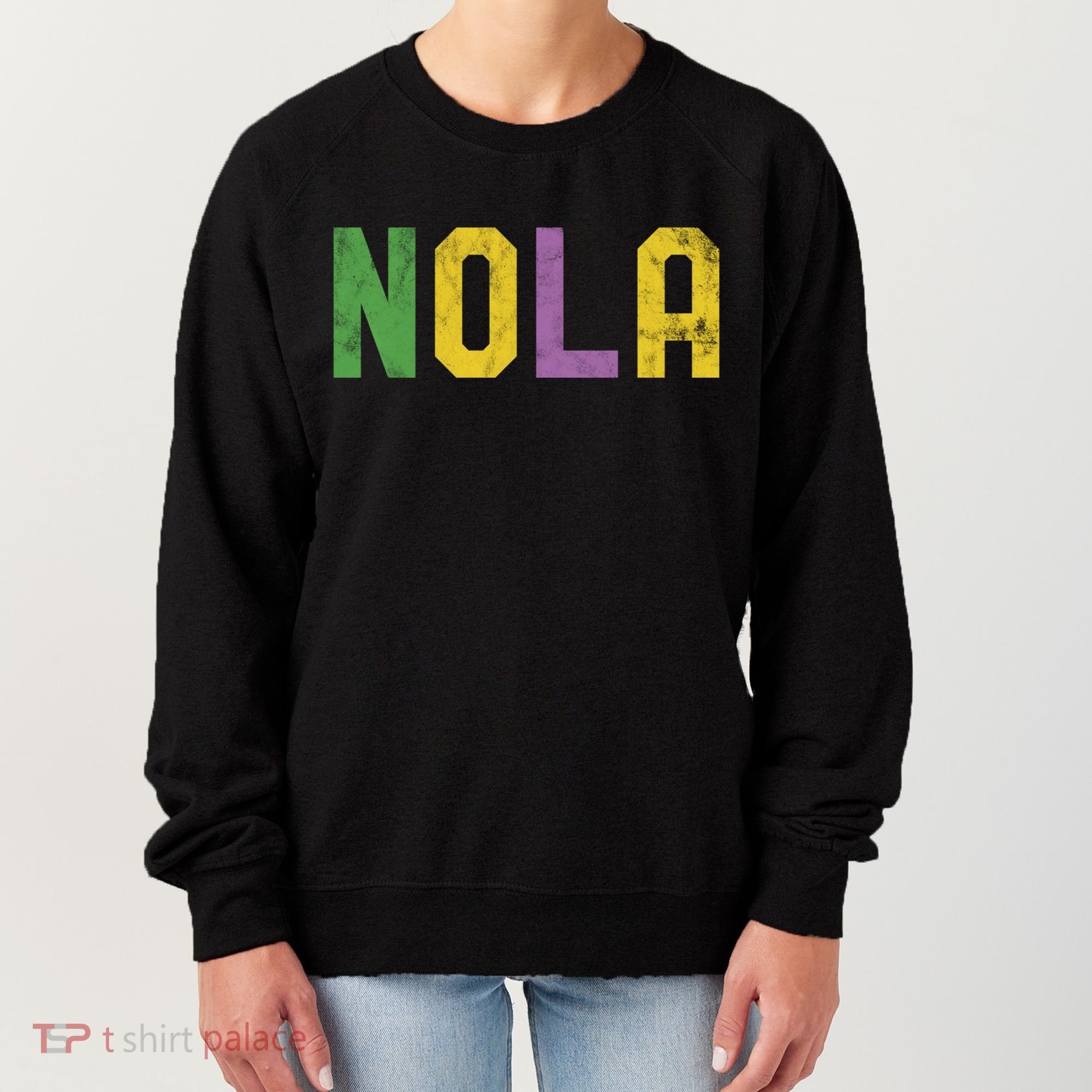 Mardi Gras Nola New Orleans Retro Party Gift Women's Sweatshirt