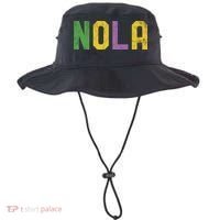 Mardi Gras Nola New Orleans Retro Party Gift Bucket Hat thumb 0