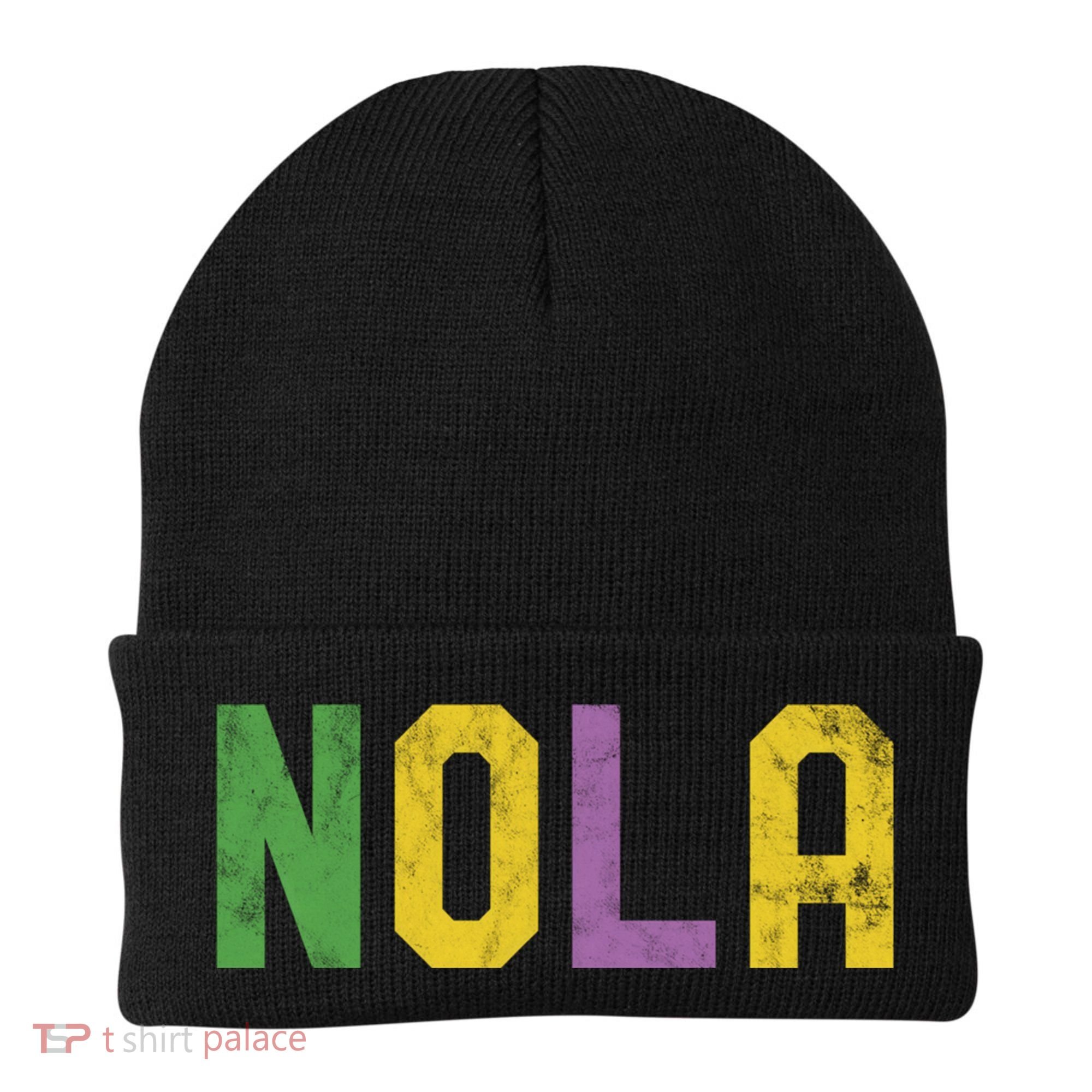 Mardi Gras Nola New Orleans Retro Party Gift Beanie