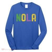 Mardi Gras Nola New Orleans Retro Party Gift Long Sleeve Shirt thumb 0