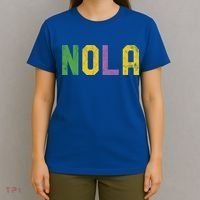 Mardi Gras Nola New Orleans Retro Party Gift T-Shirt thumb 4
