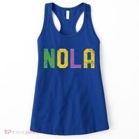 Mardi Gras Nola New Orleans Retro Party Gift Women's Tank Top thumb 0