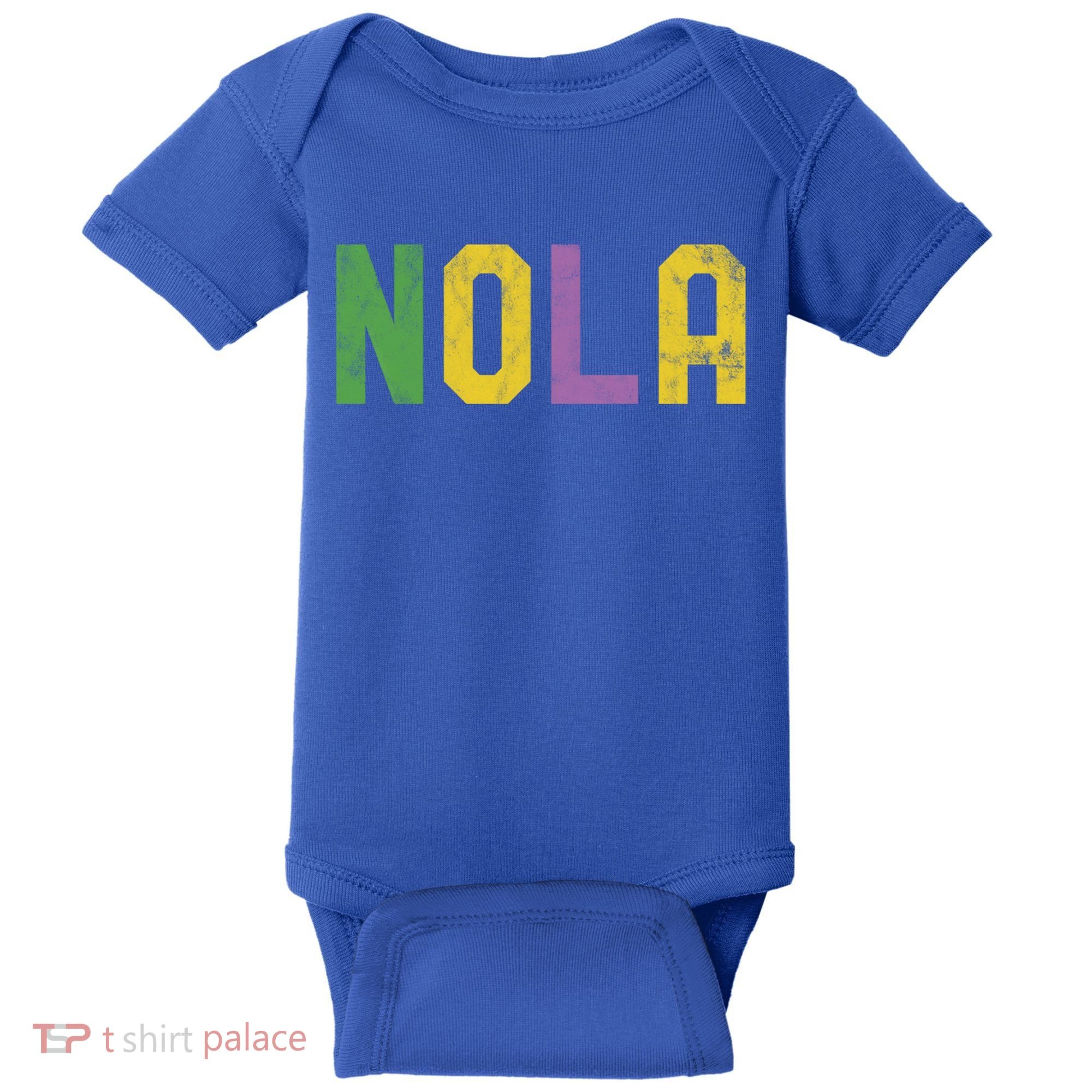 Mardi Gras Nola New Orleans Retro Party Gift Baby Bodysuit