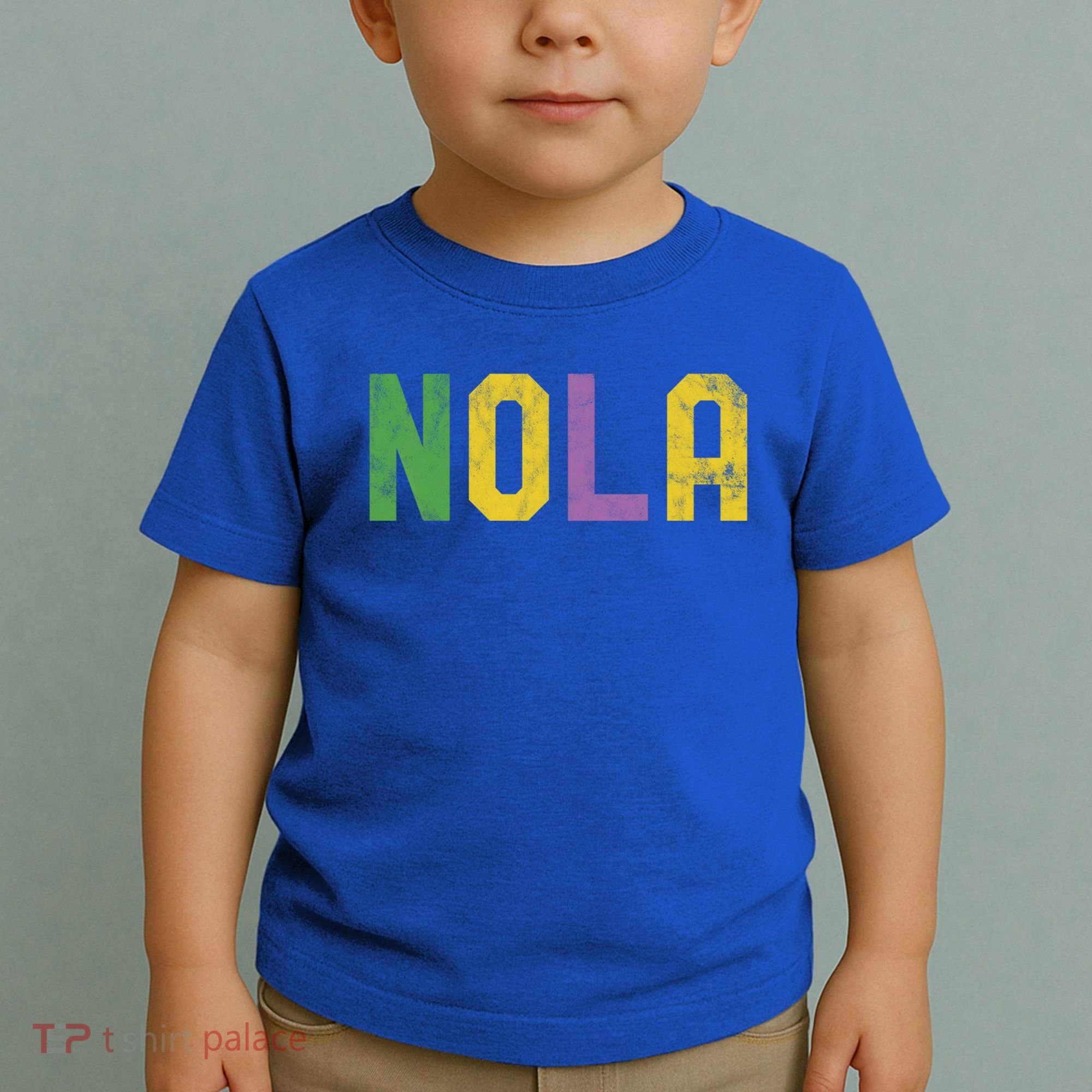 Mardi Gras Nola New Orleans Retro Party Gift Toddler T-Shirt