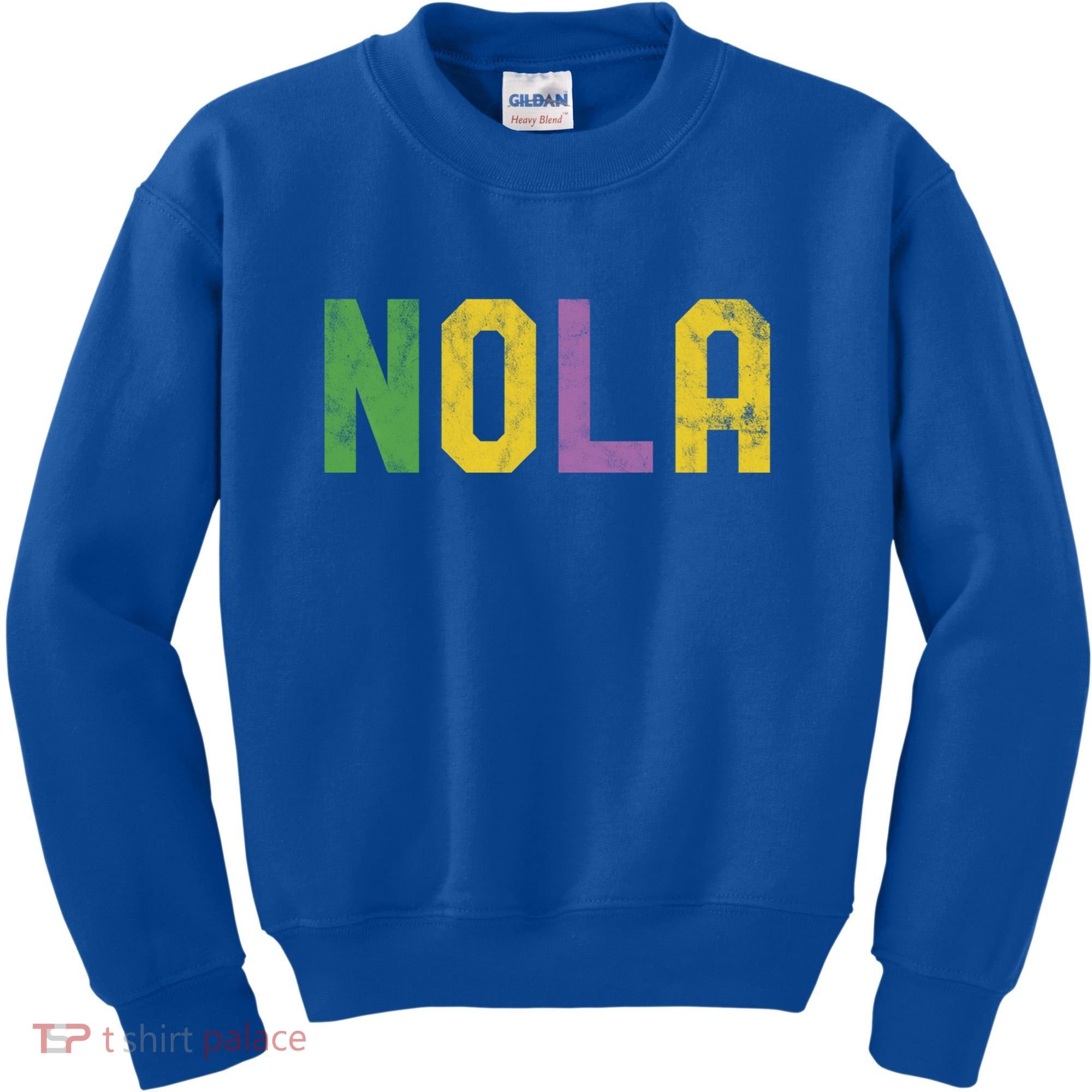 Mardi Gras Nola New Orleans Retro Party Gift Kids Sweatshirt