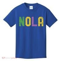 Mardi Gras Nola New Orleans Retro Party Gift Kids T-Shirt thumb 0