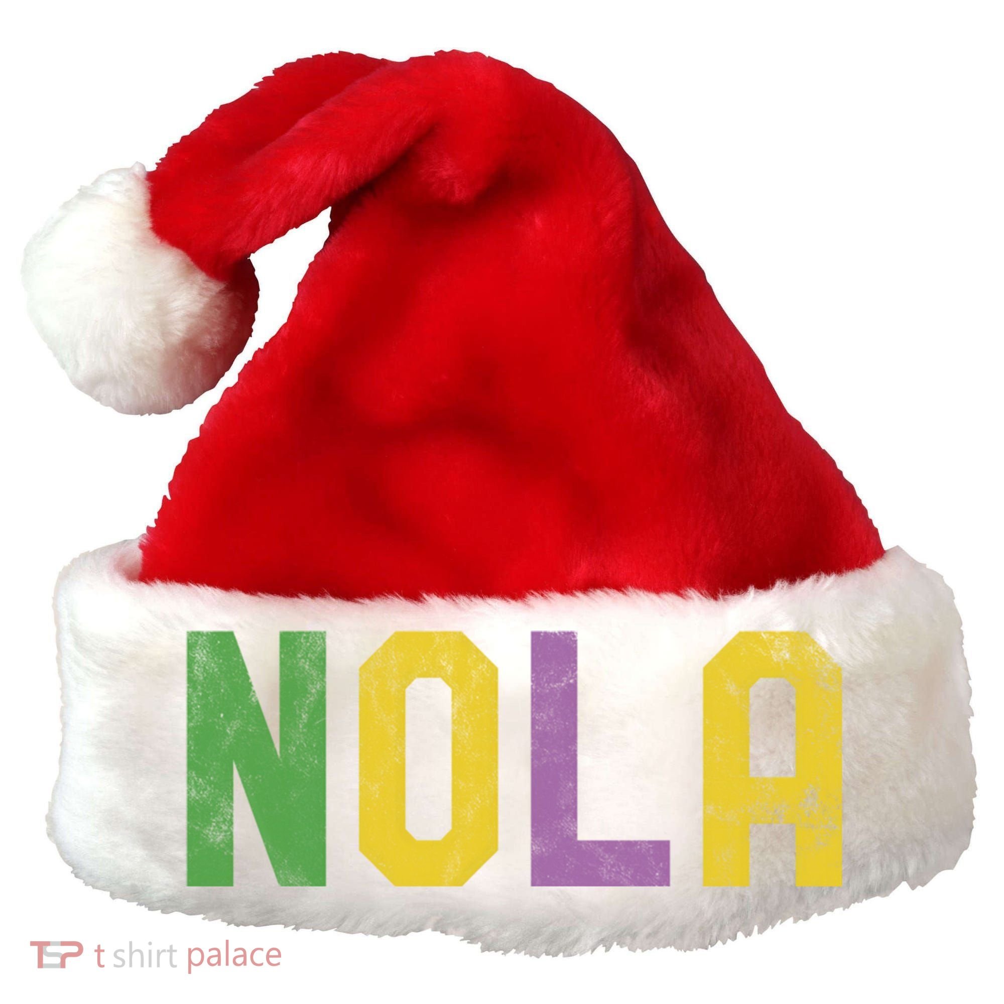 Mardi Gras Nola New Orleans Retro Party Gift Santa Hat