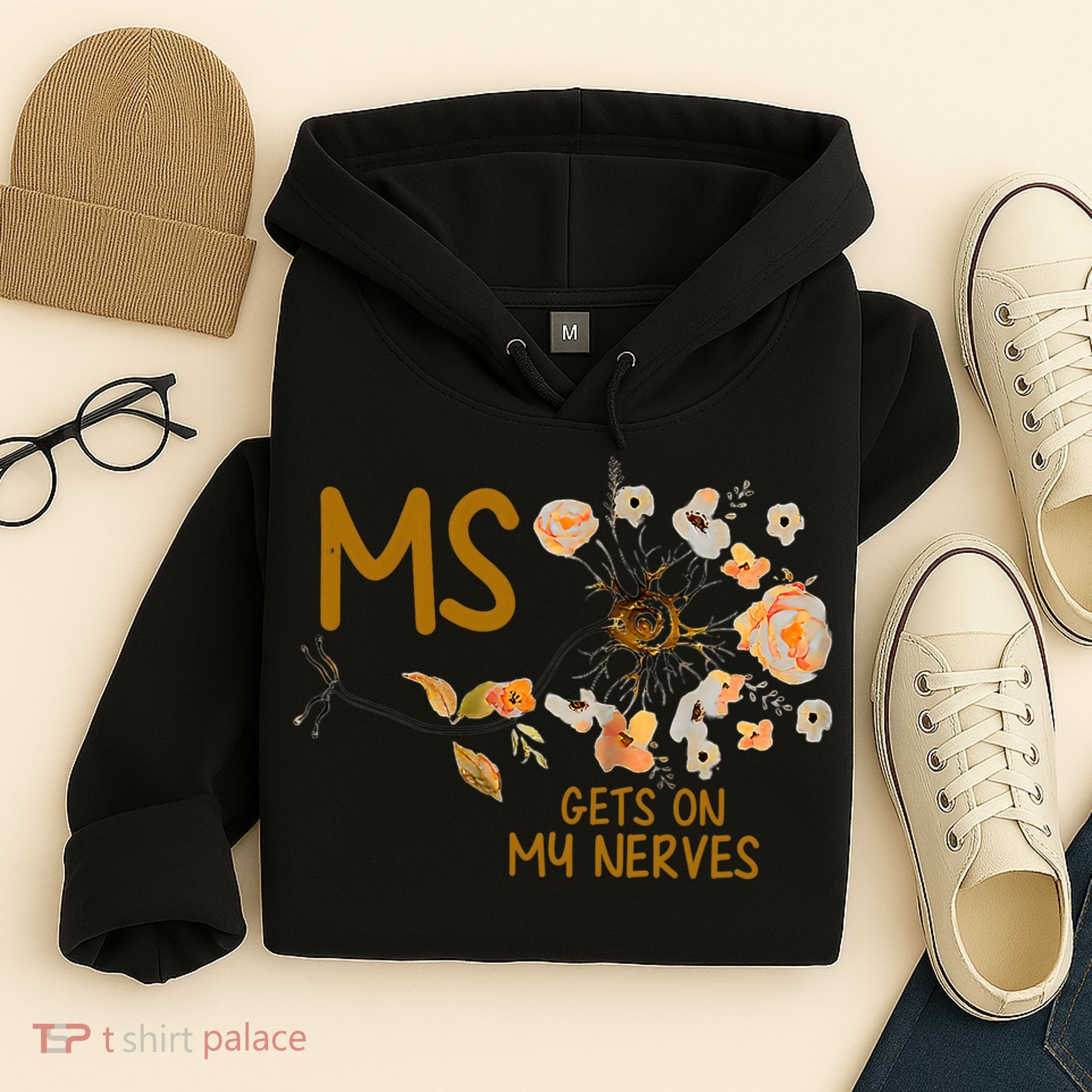 MS Gets On My Nerves Multiple Sclerosis Awareness . Hoodie