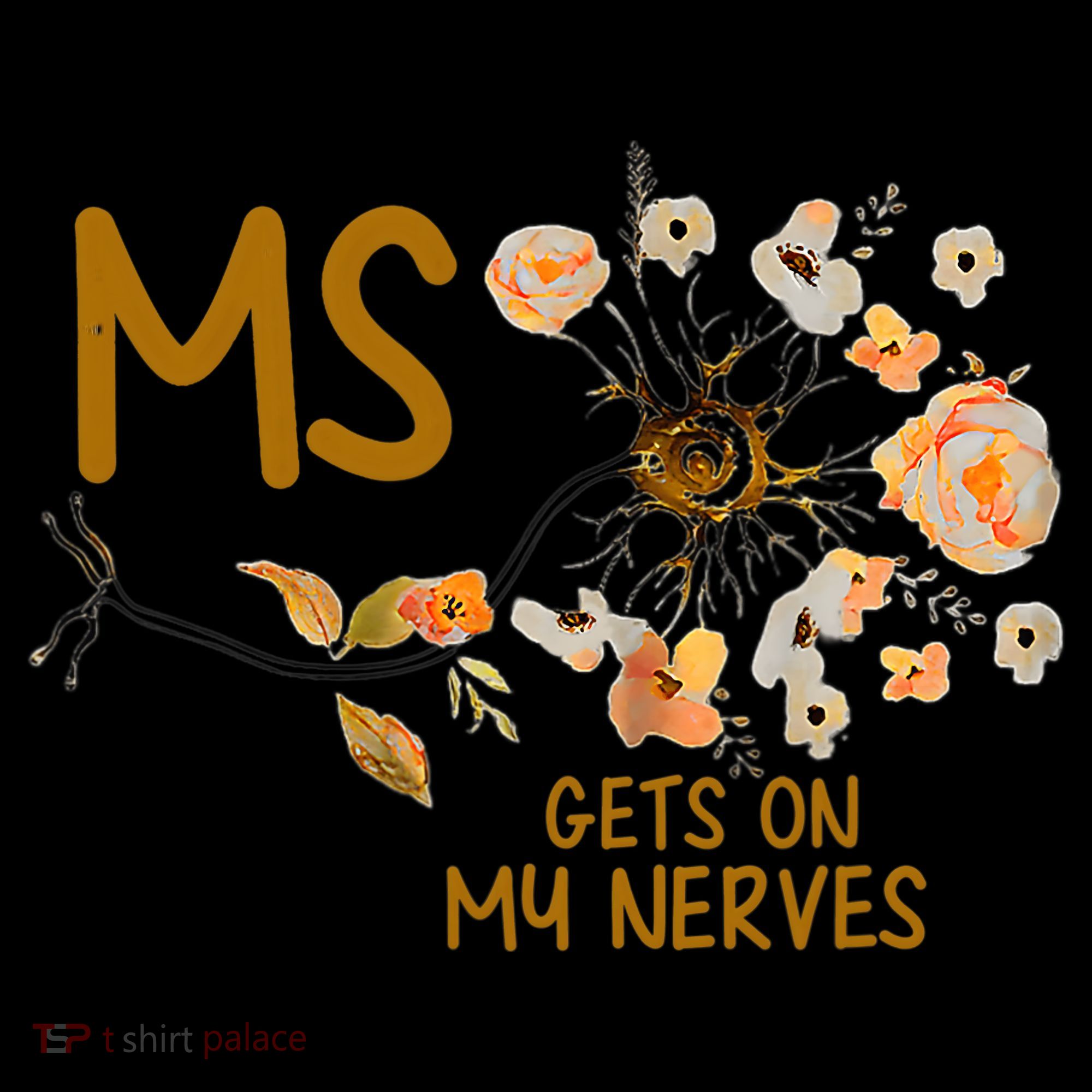 MS Gets On My Nerves Multiple Sclerosis Awareness . Hoodie