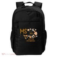 MS Gets On My Nerves Multiple Sclerosis Awareness . Backpack thumb 0