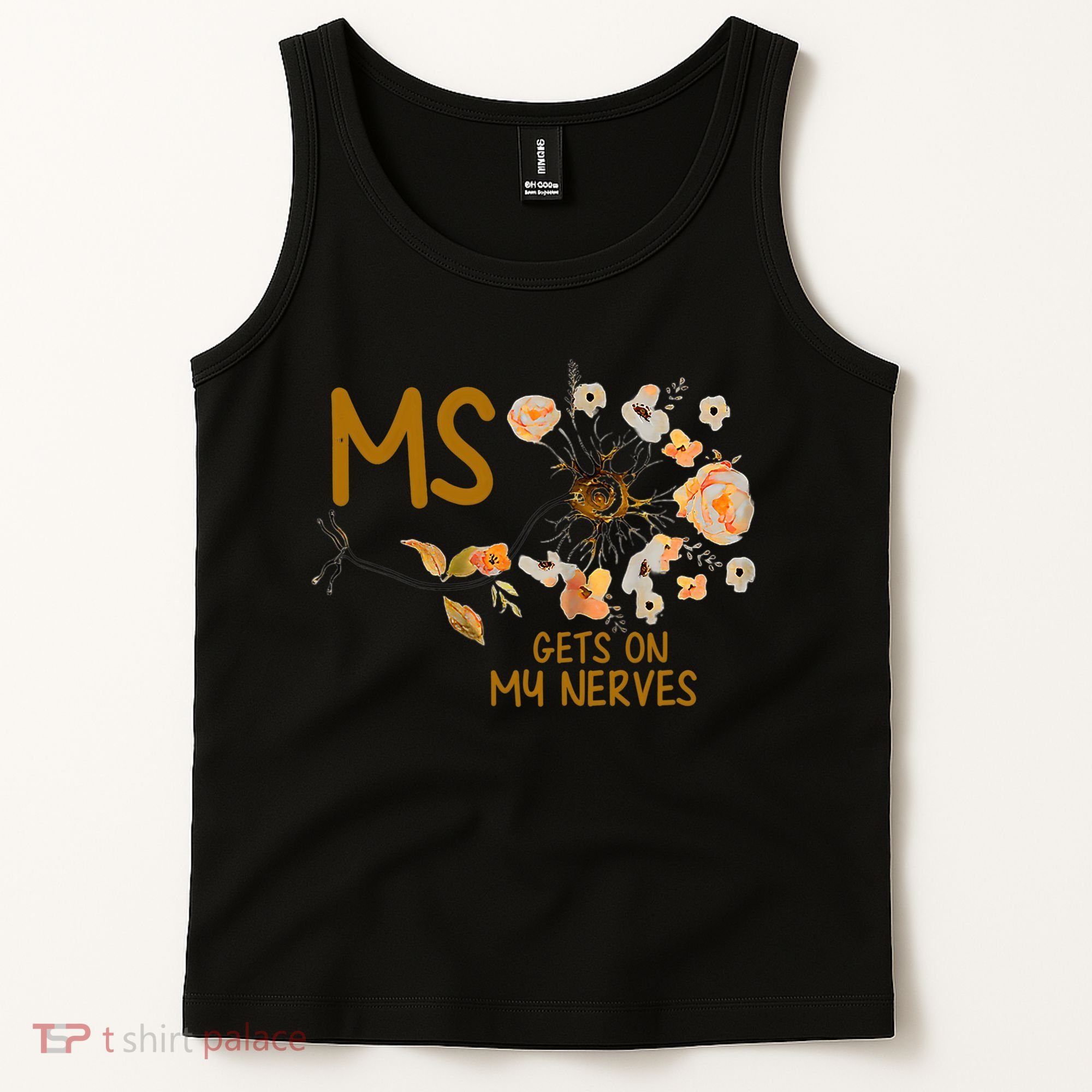 MS Gets On My Nerves Multiple Sclerosis Awareness . Tank Top