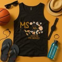 MS Gets On My Nerves Multiple Sclerosis Awareness . Tank Top thumb 4