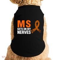 Ms Gets On My Nerves Multiple Sclerosis Cool Gift Doggie Tank thumb 0