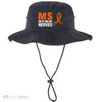 Ms Gets On My Nerves Multiple Sclerosis Cool Gift Bucket Hat thumb 0