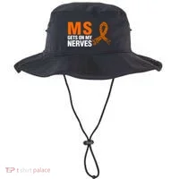 Ms Gets On My Nerves Multiple Sclerosis Cool Gift Bucket Hat thumb 0