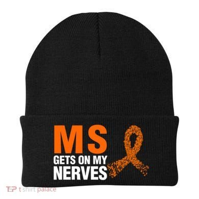 Ms Gets On My Nerves Multiple Sclerosis Cool Gift Beanie