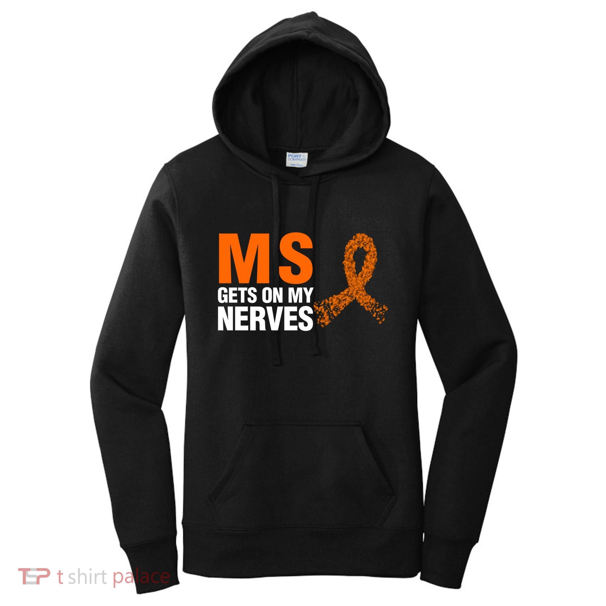 Ms Gets On My Nerves Multiple Sclerosis Cool Gift Women's Hoodie