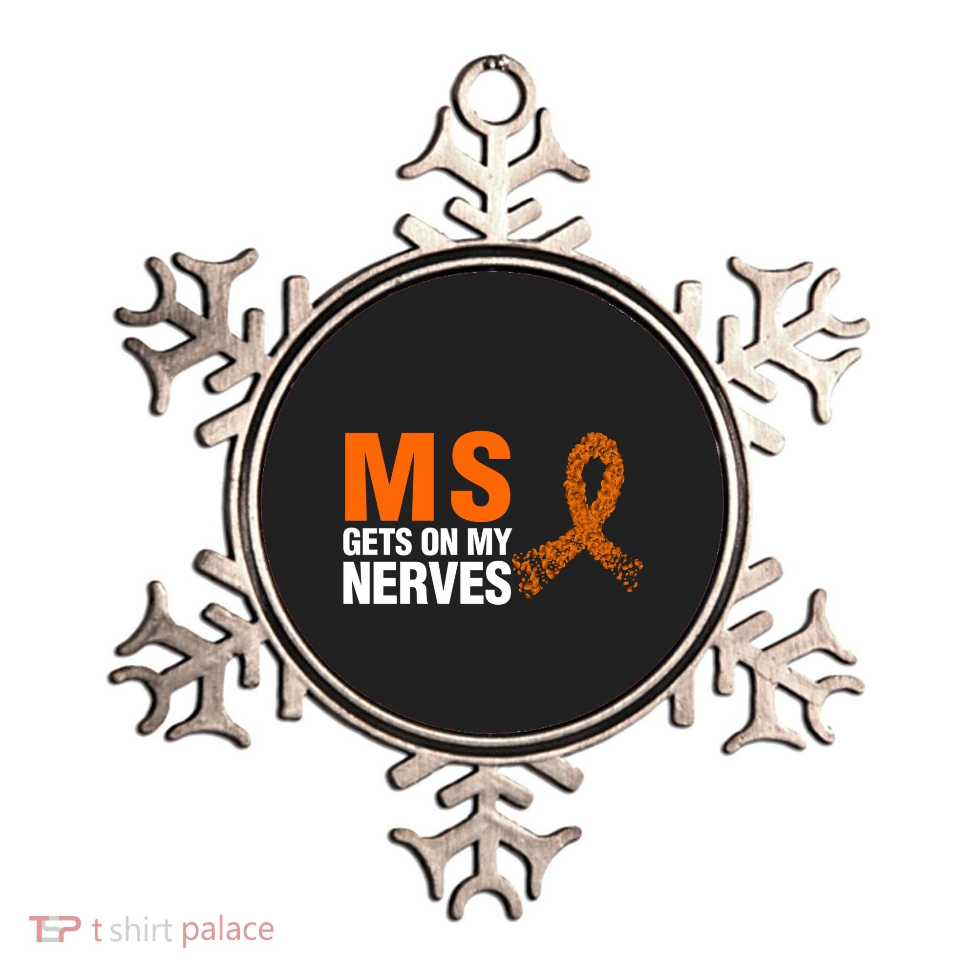 Ms Gets On My Nerves Multiple Sclerosis Cool Gift Ornament