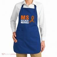 Ms Gets On My Nerves Multiple Sclerosis Cool Gift Apron thumb 2