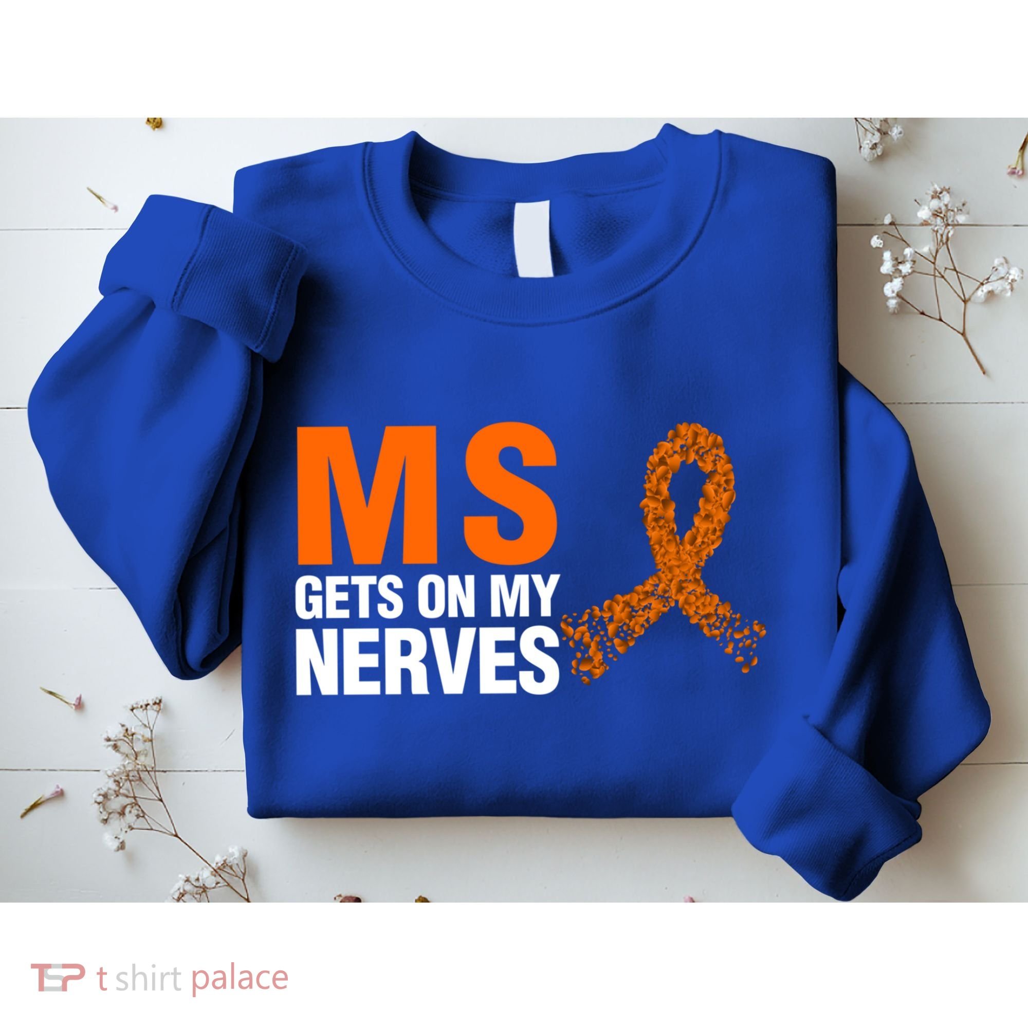 Ms Gets On My Nerves Multiple Sclerosis Cool Gift Sweatshirt