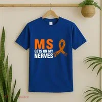 Ms Gets On My Nerves Multiple Sclerosis Cool Gift T-Shirt thumb 2