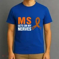Ms Gets On My Nerves Multiple Sclerosis Cool Gift T-Shirt thumb 3
