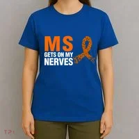 Ms Gets On My Nerves Multiple Sclerosis Cool Gift T-Shirt thumb 4