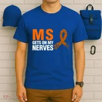 Ms Gets On My Nerves Multiple Sclerosis Cool Gift T-Shirt thumb 6