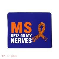 Ms Gets On My Nerves Multiple Sclerosis Cool Gift Mousepad thumb 0