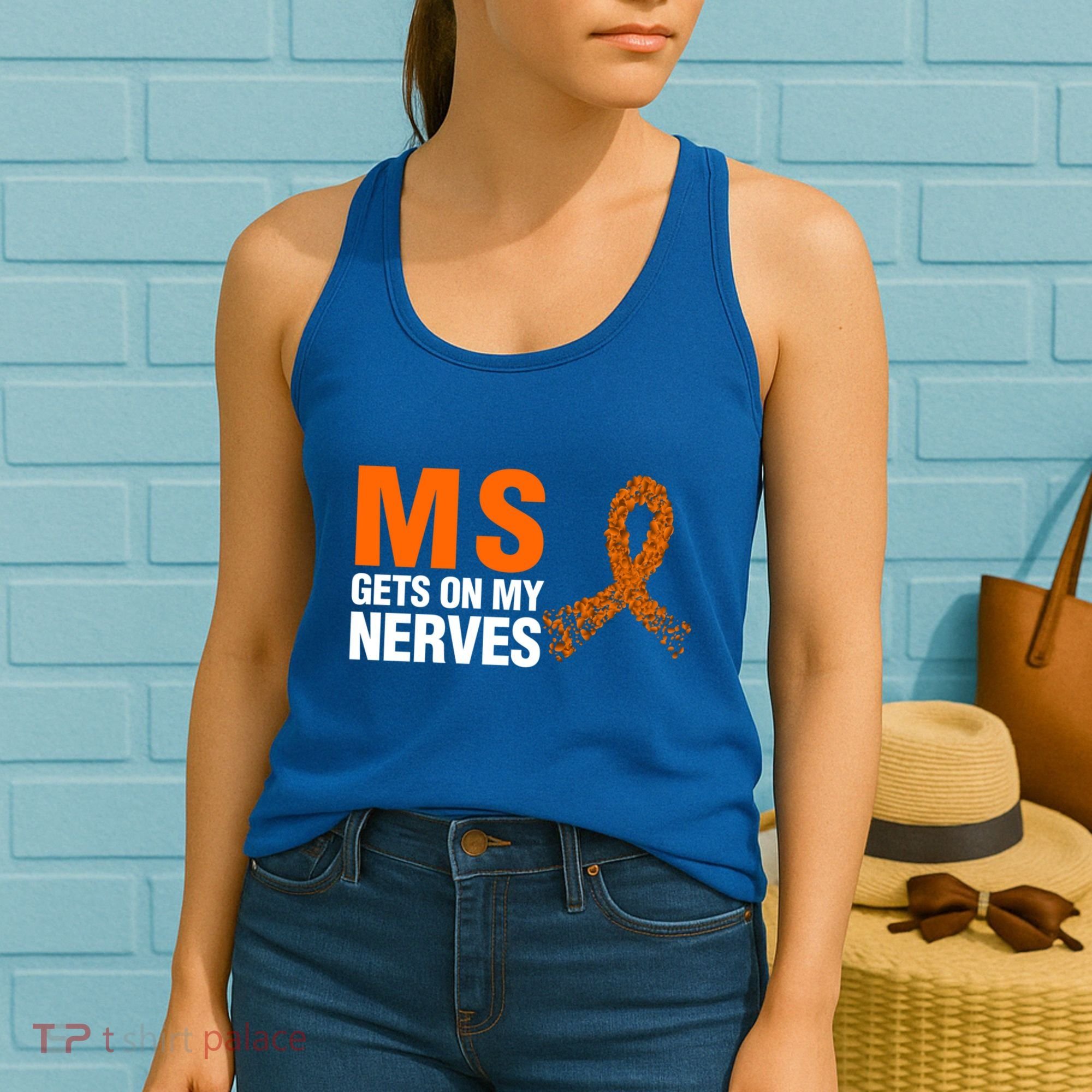 Ms Gets On My Nerves Multiple Sclerosis Cool Gift Women's Tank Top