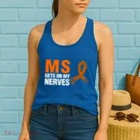 Ms Gets On My Nerves Multiple Sclerosis Cool Gift Women's Tank Top thumb 2