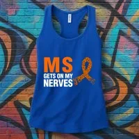 Ms Gets On My Nerves Multiple Sclerosis Cool Gift Women's Tank Top thumb 3