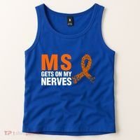 Ms Gets On My Nerves Multiple Sclerosis Cool Gift Tank Top thumb 2