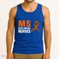 Ms Gets On My Nerves Multiple Sclerosis Cool Gift Tank Top thumb 3